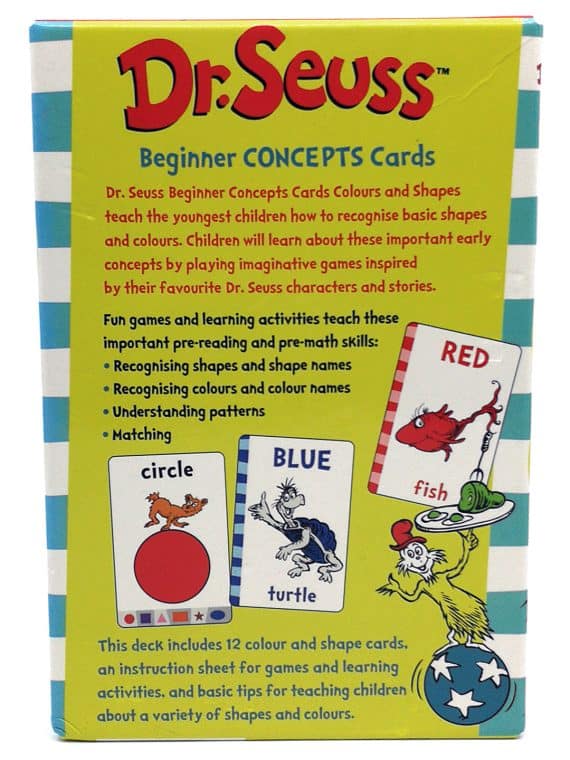 Dr. Seuss - Beginner concepts cards