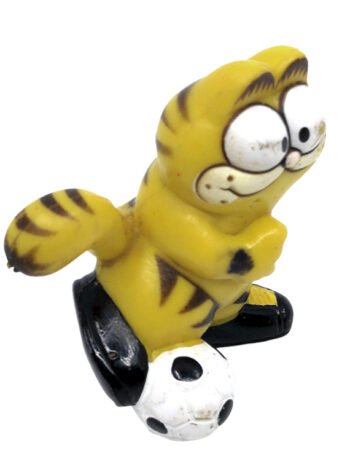 Garfield mini figur med fodbold